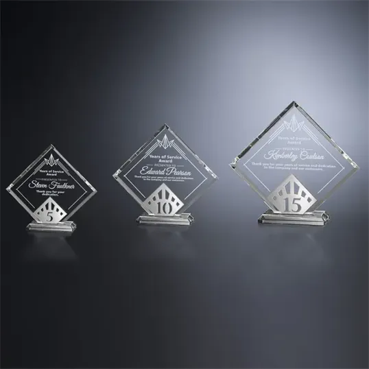 Crosby Square Crystal Years of Service Award — view 8