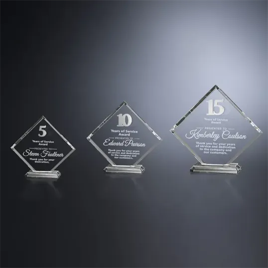 Crosby Square Crystal Years of Service Award — view 10