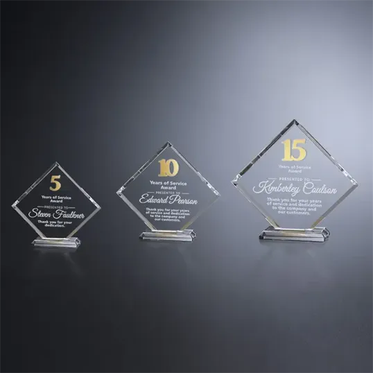 Crosby Square Crystal Years of Service Award — view 11