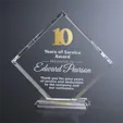 Crosby Square Crystal Years of Service Award — view 2