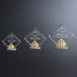 Crosby Square Crystal Years of Service Award — view 9