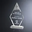 Crosby Diamond Years of Service Crystal Award