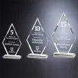 Crosby Diamond Years of Service Crystal Award — view 5