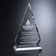 Crosby Chateau Crystal Pentagonal Award — view 2