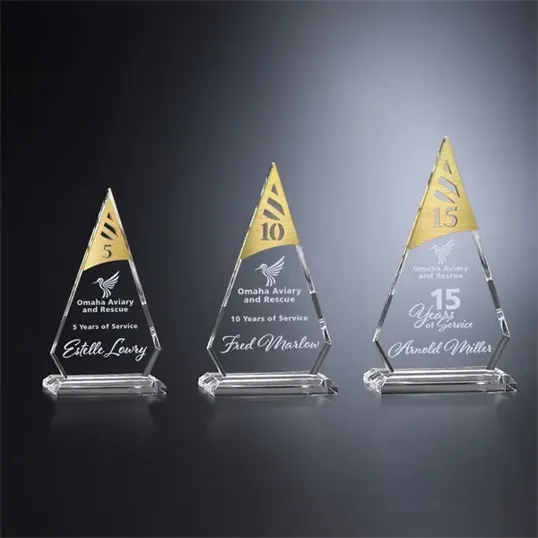 Crosby Chateau Years of Service Crystal Award — view 8