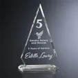 Crosby Chateau Years of Service Crystal Award — view 2