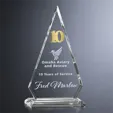 Crosby Chateau Years of Service Crystal Award — view 3