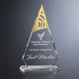 Crosby Chateau Years of Service Crystal Award — view 4
