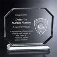 Crosby Octagon Crystal Award — view 2