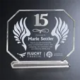 Crosby Octagon Crystal Years of Service Award — view 5