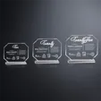 Crosby Octagon Crystal Years of Service Award — view 7