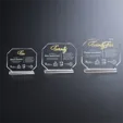Crosby Octagon Crystal Years of Service Award — view 8