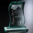 Julian Wave Jade Crystal Award