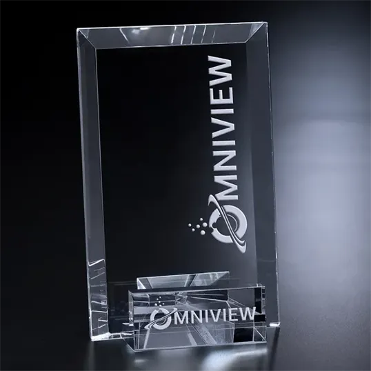 Optical Crystal Tablet Holder and Stand — view 2