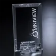 Optical Crystal Tablet Holder and Stand
