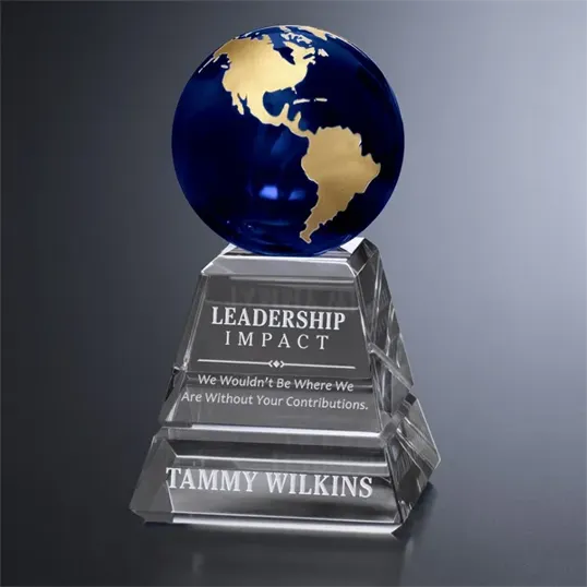 Explorer Globe Award, Optical Crystal — view 2