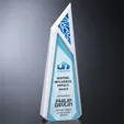 Hanover Award 11-1/2" White Optical Crystal