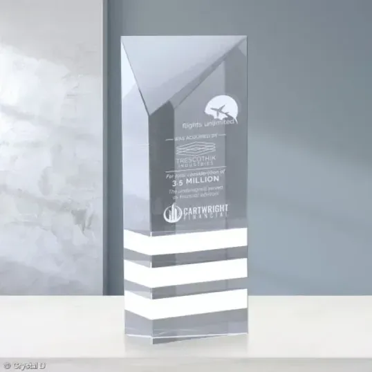 Guthrie Award, White and Optical Crystal — view 2