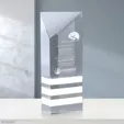 Guthrie Award, White and Optical Crystal — view 2