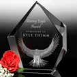 Larsmont Hexagonal Optical Crystal Award