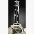 Spirit Rock Lighthouse Crystal Award — view 2