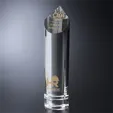 Cavalier Teardrop Optical Crystal Award