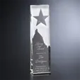 North Star Optical Crystal Wedge Award — view 3