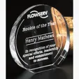 Elite Circle 4" Optical Crystal Award