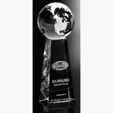 Tapered Globe 9 Optical Crystal Award