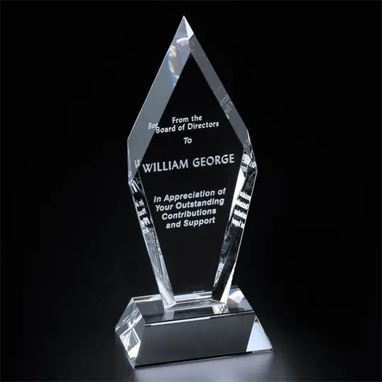 Fremont Peak Optical Crystal Award — view 2