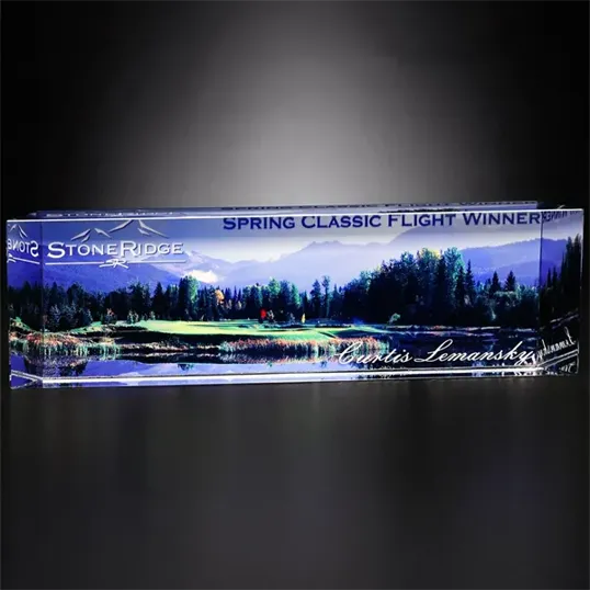 Skyline Augusta 10 W Optical Crystal Award — view 2
