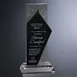 Nebula Optical Crystal Award, 9-1/2" — view 2