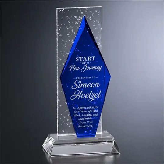 Triton Optical Crystal Award, 9-1/2" — view 3
