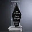 Triton Optical Crystal Award, 9-1/2" — view 2