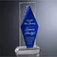 Triton Optical Crystal Award, 9-1/2" — view 3