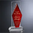 Triton Optical Crystal Award, 9-1/2" — view 4
