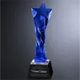 Twisted Star Crystal Award, 11 Inch — view 2
