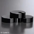 Goal-Setter Crystal Paperweight Block