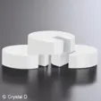 Goal-Setter Crystal Paperweight Block — view 5