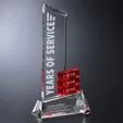 Monterey Goal-Setter Optical Crystal Award, 9-1/2"