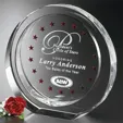 Atwater Circle Optical Crystal Award, 6" — view 4
