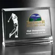 Hobart Optical Crystal Award, 6" W — view 4