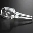 Merlot Optical Crystal Wine Stopper