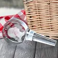 Riesling Wine Stopper in Optical Crystal — view 3