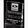 Vertical Wedge Optical Crystal Award