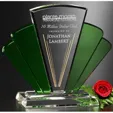 Phantasia Optical Crystal Award, 6 3/4" x 9"