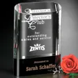 Invincible Cosmo Oval 8 Optical Crystal Award