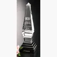 Epitome Optical Crystal Award, Black Glass Base