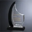 Oxford Black and Optical Crystal Award — view 3