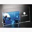 Santa Fe Starfire Crystal Picture Frame, 5 x 7